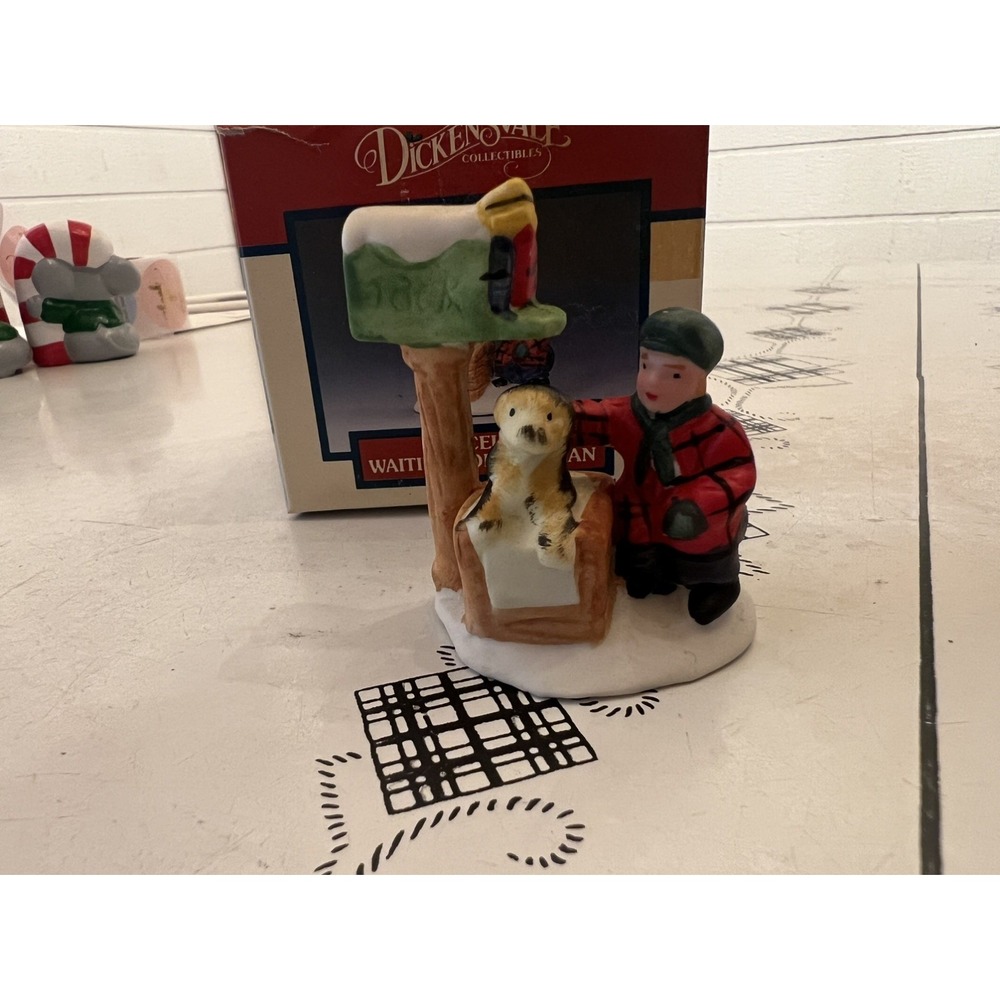LEMAX 1991 Christmas Village House Accessories - Special Delivery Figure #13016
